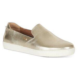 Barbour Sz 8 Women Sydney Slip-On Sneakers Women's Shoes Gold Flats Loafers